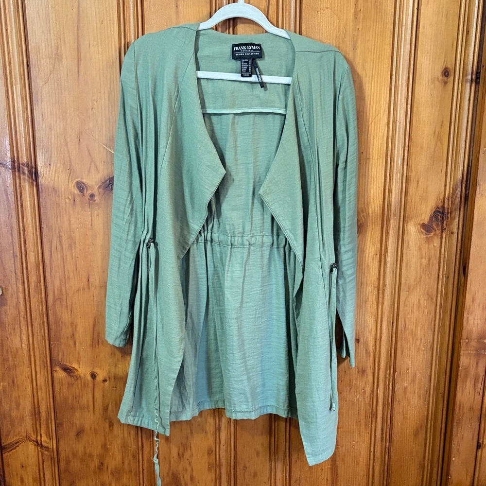 Frank Lyman Women's Green Open Lightweight Coat - Size 8 - Picture 1 of 7
